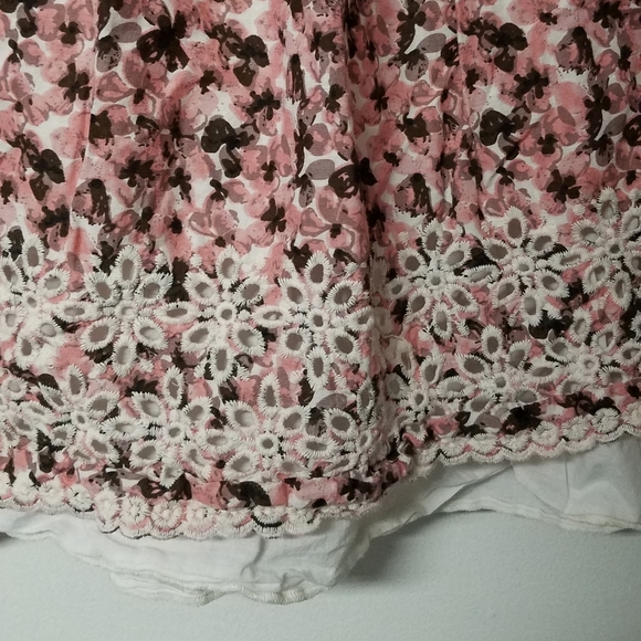 Vintage cottagecore pinup floral skirt M/L, donating 11/10 - Picture 4 of 10
